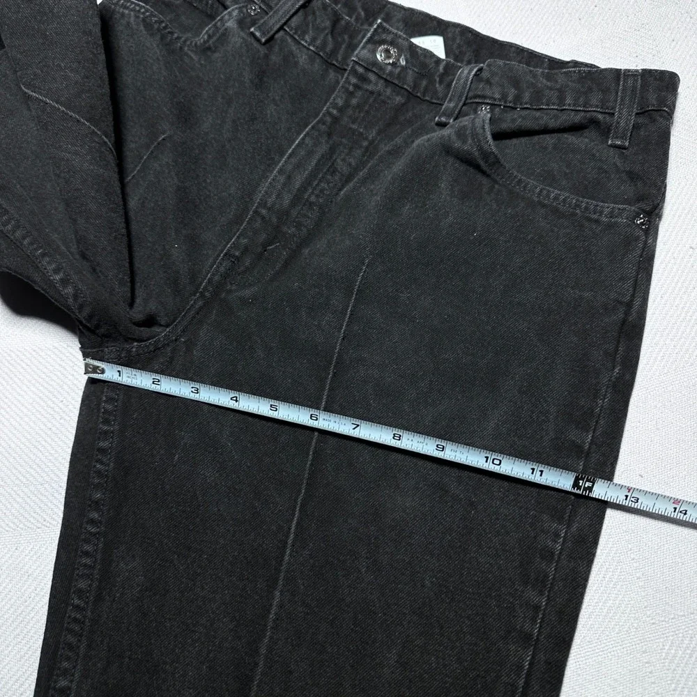 Vintage 90s Levi's 505 Jeans Mens 32x30* Orange Tab Regular Straight Faded Black